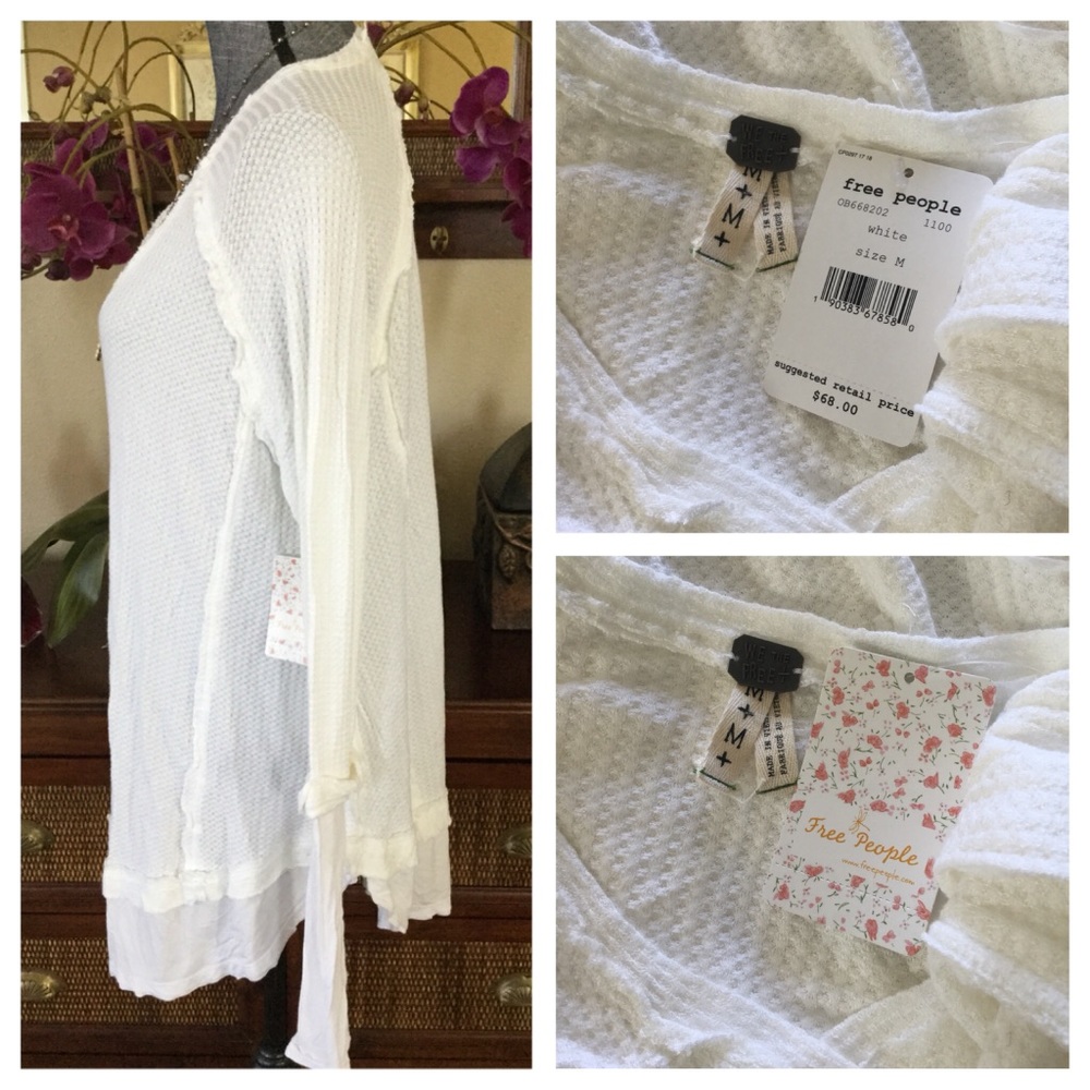 Free People Laguna Thermal Top.  NWT. - Picture 5 of 8